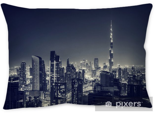 throw-pillows-beautiful-dubai-city-at-night